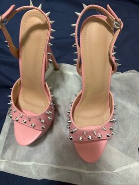 Pink Spike heels